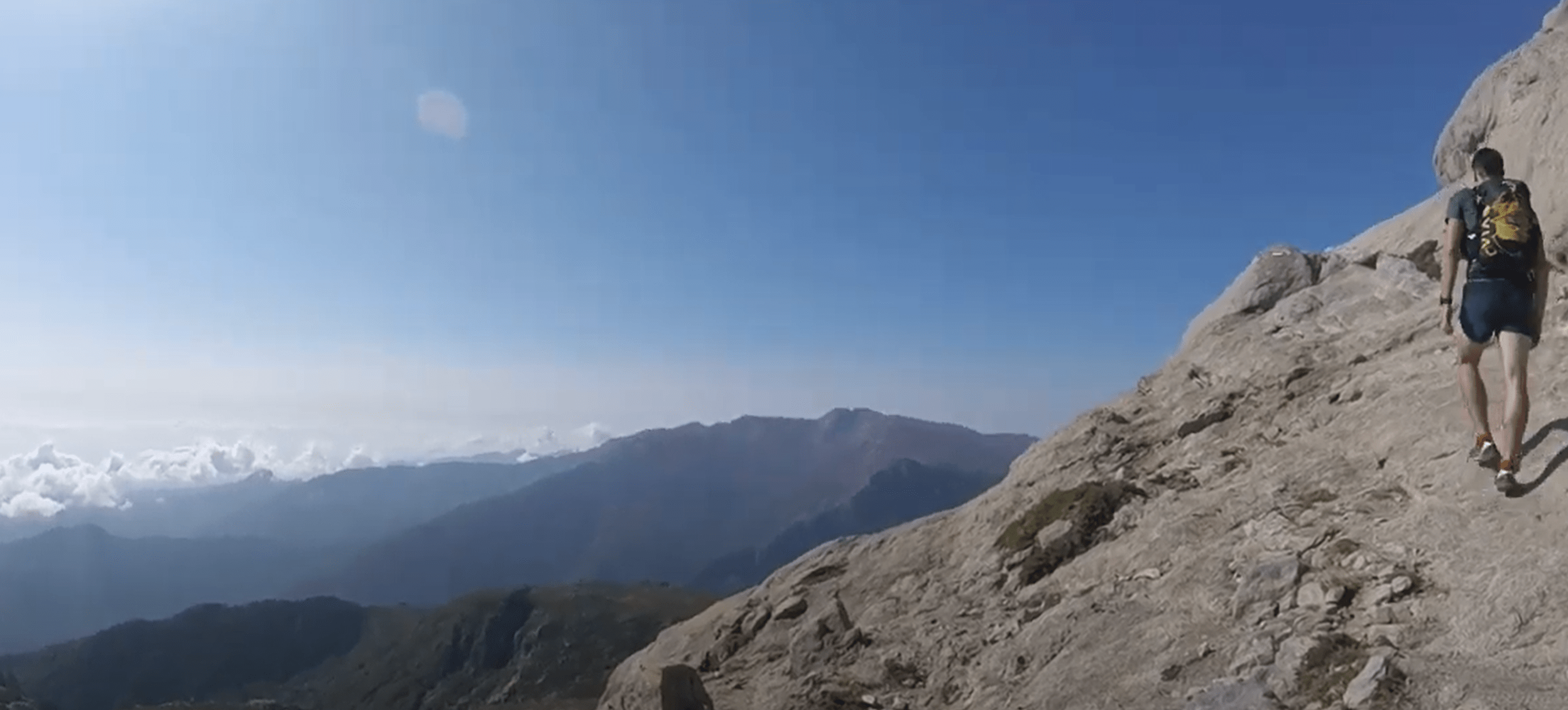 From Pratti rocky climbing