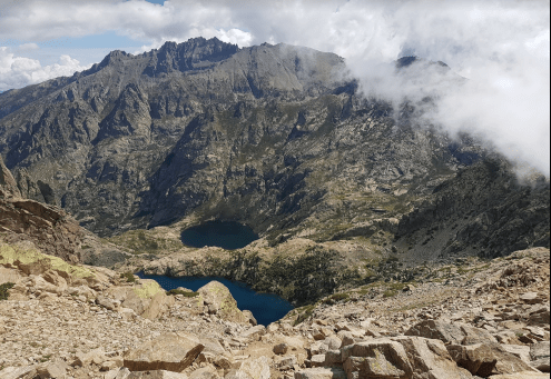 View from Col top of Manganu